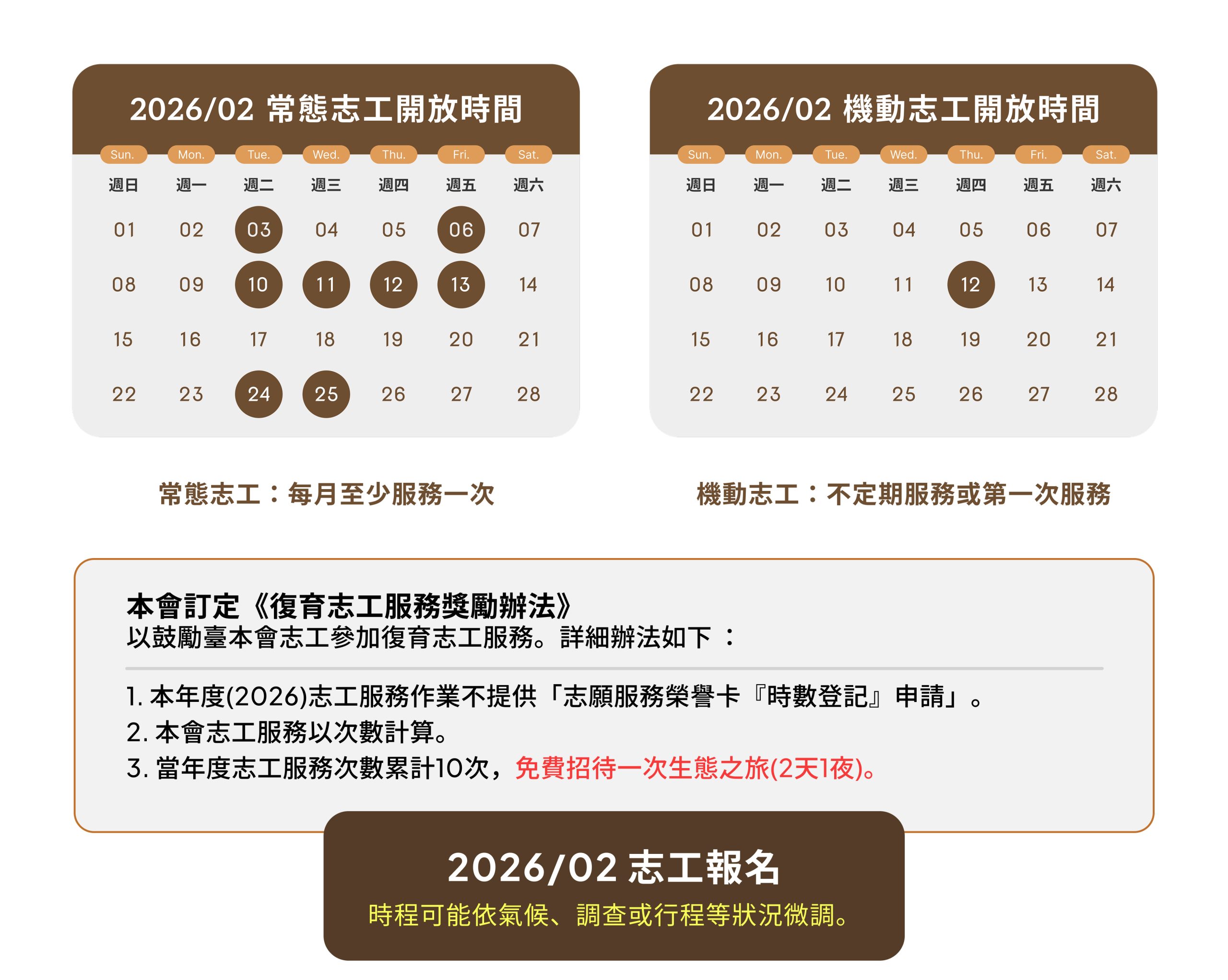 活動報名表單